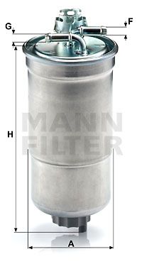 1J0 127 401A MANN HUMMEL FUEL FILTER DIESEL