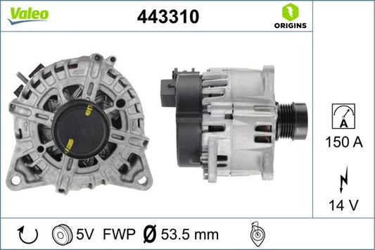 000 906 81 06 VALEO VALEO ALTERNATOR