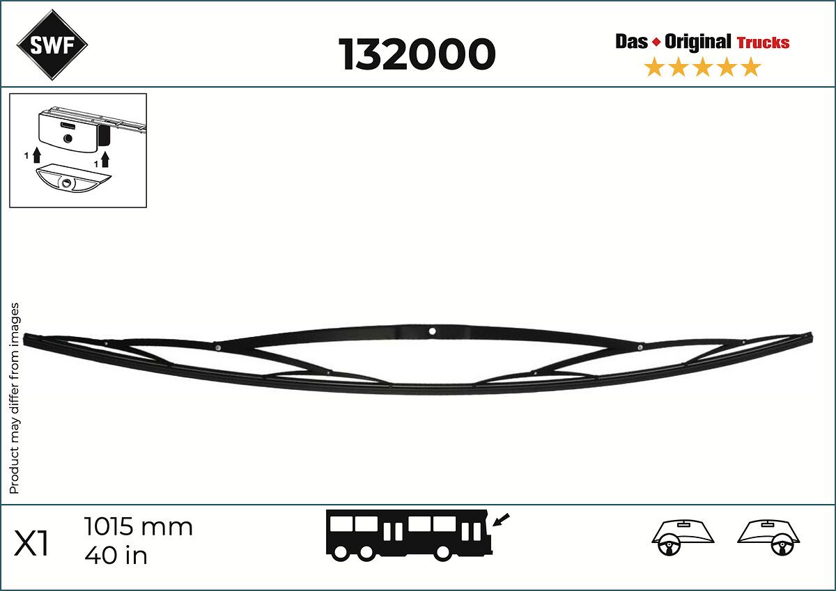 106 278 SWF WIPER BLADE - 1M 40inch 1015mm