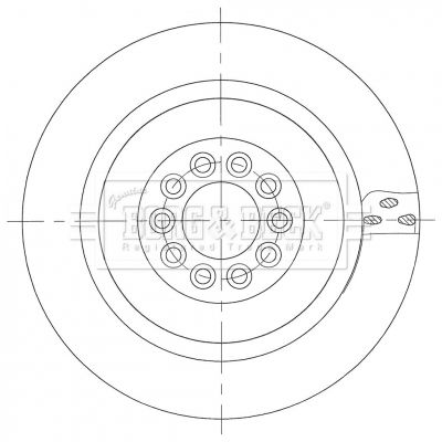 C2C8355 GENUINE BRAKE DISC FRONT STYPE V8 SUPCHARGED