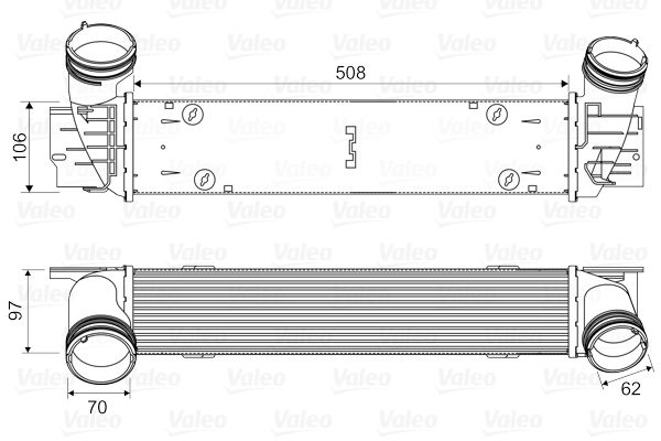 17 51 7 798788 Valeo Intercooler, Charger