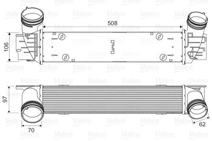 17 51 7 798788 Valeo Intercooler, Charger