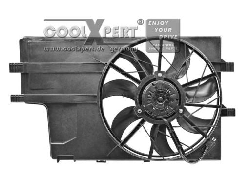 168 500 01 93 COOLXPERT FAN - RADIATOR W/SHROUD #