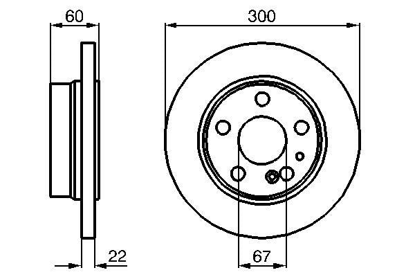 140 423 04 12 REAR DISC ALL 400-600 C140