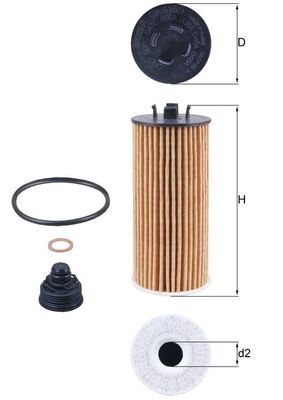 11 42 8 570590 MANN HUMMEL OIL FILTER MINI F56 X1 F48 - ADB112108