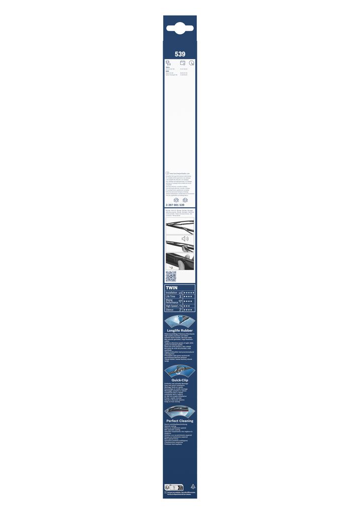 116 334 BOSCH WIPER BLADE 550MM E39 BMW 539 #