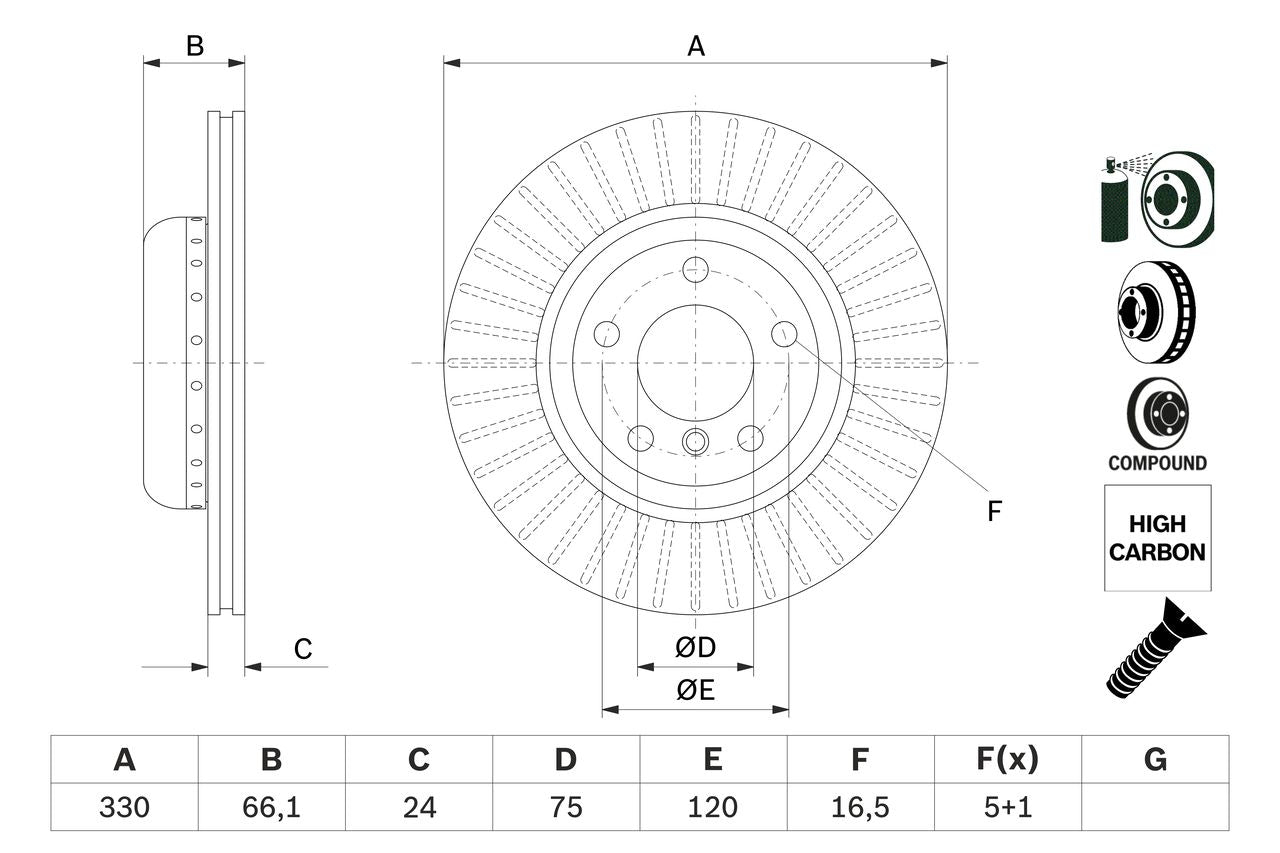 34 11 6 794429 ZIMMERMANN FRONT DISC F10 10 - 3482 OE REPLACEMENT