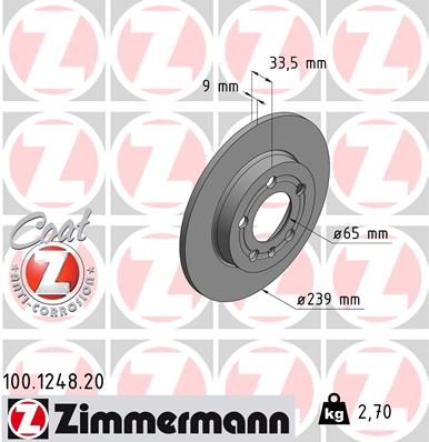 34 11 6 792221 BOSCH BRAKE DISC FRONT F30 330MM - 2901 #