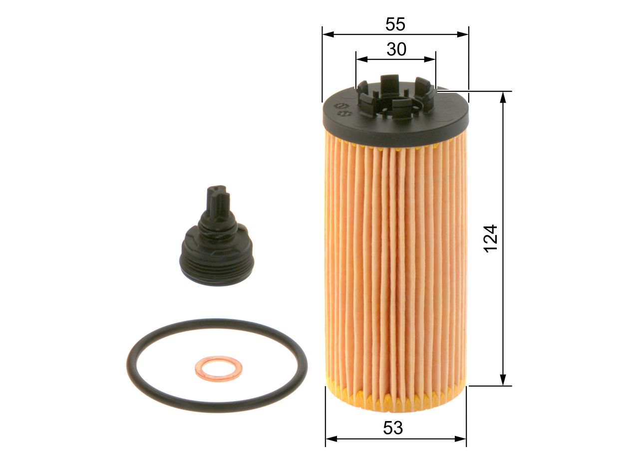 11 42 8 593186 BLUEPRINT OIL FILTER MINI F56 X1 X2 F48 - ADBP210008
