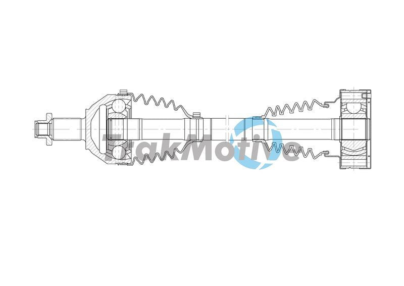 6Q0 407 272EC SKF DRIVESHAFT RH POLO