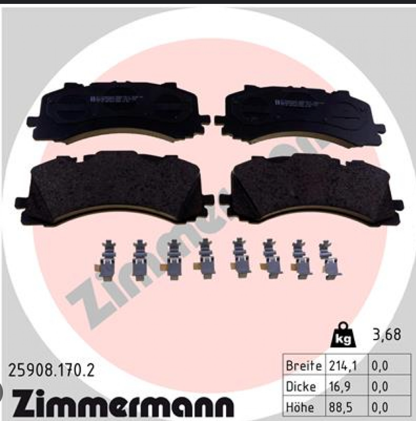5692.2 BOSCH BRAKE PADS FRONT SQ7