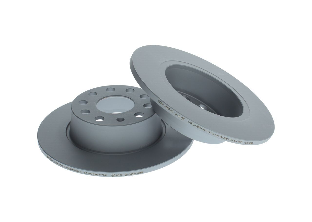 5Q0 615 601B BOSCH BRAKE DISC REAR 272mm Q2 - 3381 #