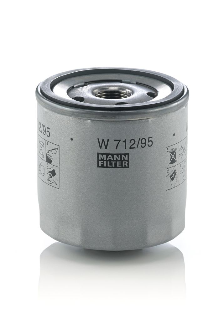04E 115 561 MANN HUMMEL OIL FILTER UP/A3/GOLF TSI/TFSI - W712/95 *#