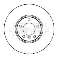 34 11 1 159895 BORG BRAKE DISC FRONT 1271 E31-E32-E38-E39