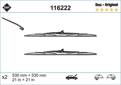 117 221 VALEO WIPER BLADE - 525MM