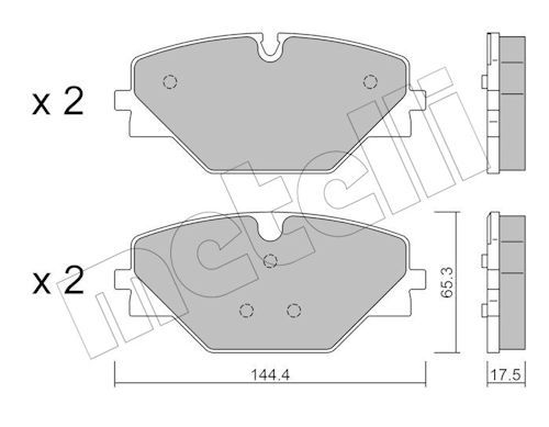 615123482 DELPHI KIT – CALIPER BRAKE PAD –